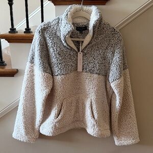 Love Tree Sherpa Pullover – Faux Fur | NWT